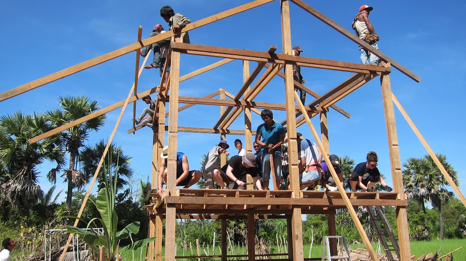 Volunteers Building Cambodia